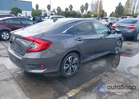 2017 Honda Civic Ex-L from USA, damaged, VIN 19XFC1F72HE212669
